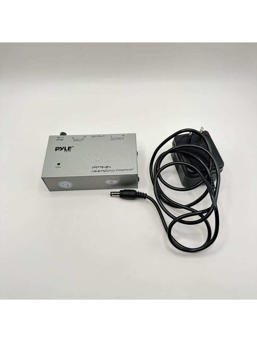 Pyle PP444 Mini Phono Preamp w/ Power Supply FREE S/H